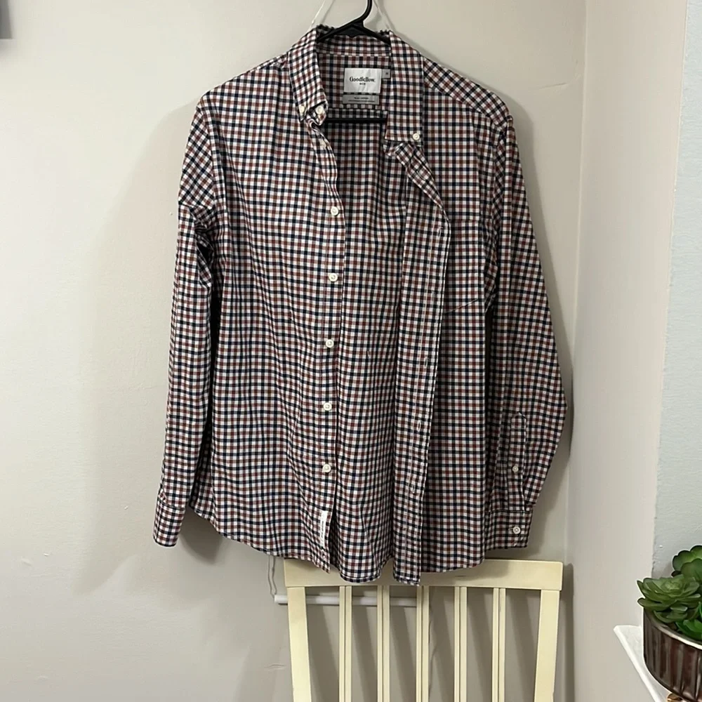 Plaid button down - Picture 2 of 2